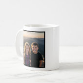 Love You Mom 1 Photo Keepsake Kaffeetasse (Vorderseite Links)