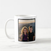 Love You Mom 1 Photo Keepsake Kaffeetasse (Links)