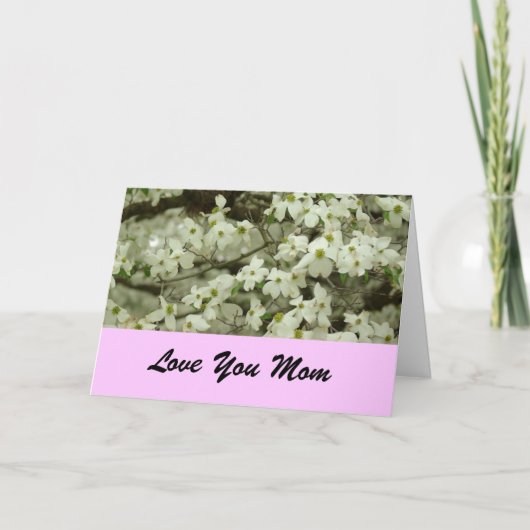 Love You Mom Card Karte (Vorderseite)