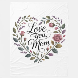 Love You, Mom Fleecedecke