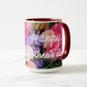 Love you Mom Happy Mother's day  Tasse (VorderseiteRechts)