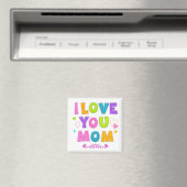 Love You Mom Magnet (In Situ (Geschirrspüler))
