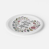 Love You, Mom Pappteller (Schrägansicht)