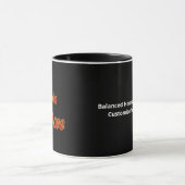 Love You More Balanced Visual Design  Tasse (Zentrum)