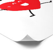 Love You More Balanced Visual Style  Poster (Ecke)