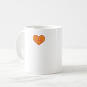 Love You More Clean Layout Style  Kaffeetasse (Vorderseite Links)