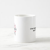 Love You More Clean Typography  Kaffeetasse (Mittel)