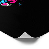 Love You More Clean Typography Style  Poster (Ecke)