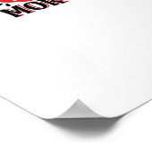 Love You More Creative Style Design  Poster (Ecke)
