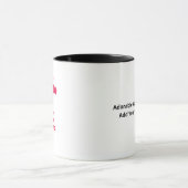 Love You More Cute Valentines Day Design  Tasse (Zentrum)