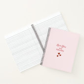 Love You More Every Day Notebook Notizblock (Innenseite)