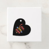 Love You More Expressive Art Geschenkanhänger (Beispiel)