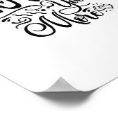 Love You More Funny Quote Playful Style  Poster (Ecke)