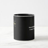 Love You More Heartfelt Modern Design  Tasse (Zentrum)
