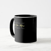 Love You More Heartfelt Modern Design  Tasse (Vorderseite Links)