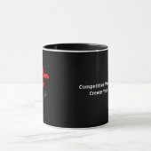 Love You More I Win Funny Valentines Style Tasse (Zentrum)
