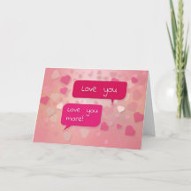 LOVE YOU MORE, LOVE CARD