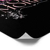 Love You More Minimal Design  Poster (Ecke)