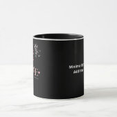 Love You More Minimal Design  Tasse (Zentrum)