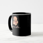 Love You More Minimal Design  Tasse (Vorderseite Links)