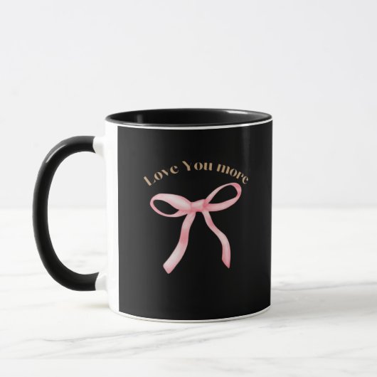Love You More Refined Aesthetic  Tasse (Links)