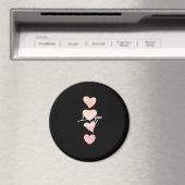 Love You More Romantic Vibe  Magnet (In Situ (Geschirrspüler))