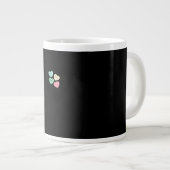 Love You More Signature Design  Jumbo-Tasse (Vorderseite Rechts)