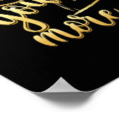 Love You More Soft Modern Style  Poster (Ecke)