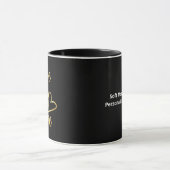 Love You More Soft Modern Style  Tasse (Zentrum)