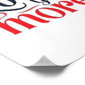 Love You More Subtile Detail Stil Poster (Ecke)