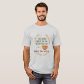 Love You More Than Coffee Slogan T-Shirt  (Vorne ganz)