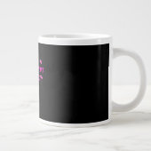 Love You More Visual Style  Jumbo-Tasse (Rechts)