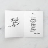 Love You Personalized Folded Card Karte (Innenseite)