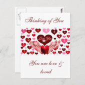 Love You_ Postkarte (Vorne/Hinten)