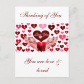 Love You_ Postkarte (Vorderseite)