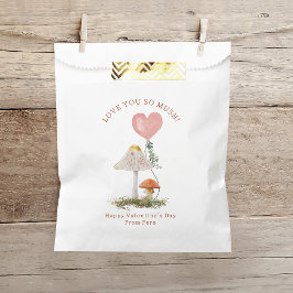 Love You So Mush Mushroom Classroom Valentine  Geschenktütchen