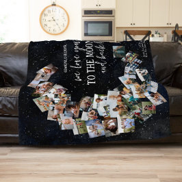 Love You To The Moon & Back | Family Photos Fleecedecke