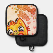 Love you topflappen (Vorderseite/Rückseite)