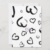 Love You Two Pizzas 2nd Birthday Einladung (Rückseite)