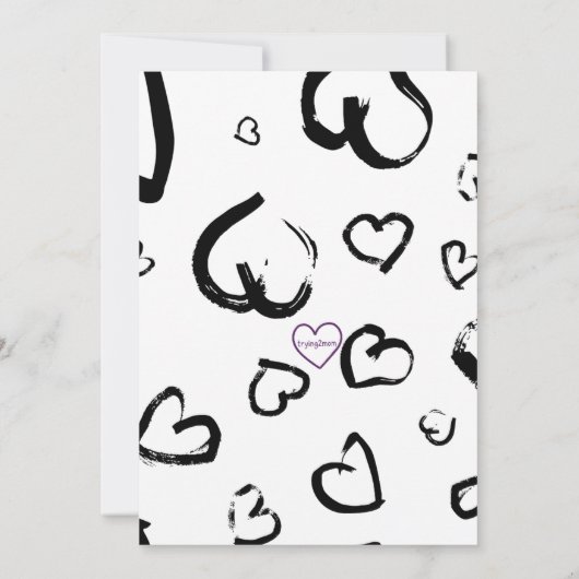 Love You Two Pizzas 2nd Birthday Einladung (Rückseite)