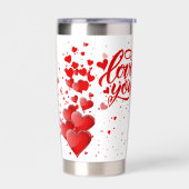 Love You Water Bottle Thermobecher (Links)
