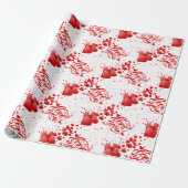 Love You Wrapping Paper Geschenkpapier (Ungerollt)