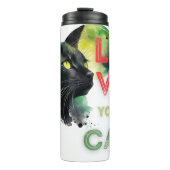 Love your cat thermosbecher (Vorderseite)