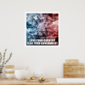 Love Your Country Poster (Küche)
