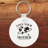 🌍💚 Love Your Mother 🌿 Schlüsselanhänger (Vorderseite)