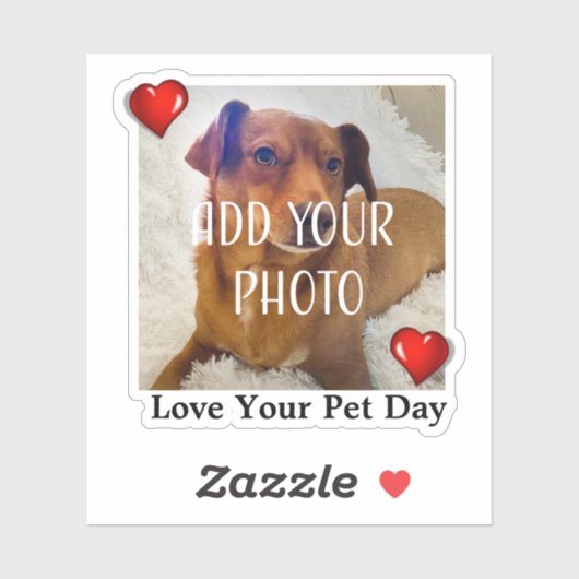 Love Your Pet Day Aufkleber (Blatt)