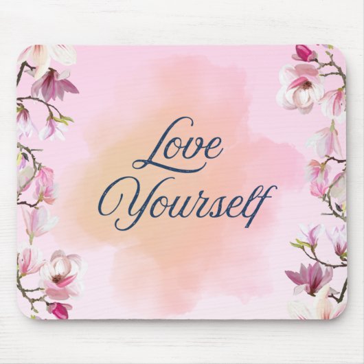 Love Yourself Aesthetic Mousepad (Vorne)