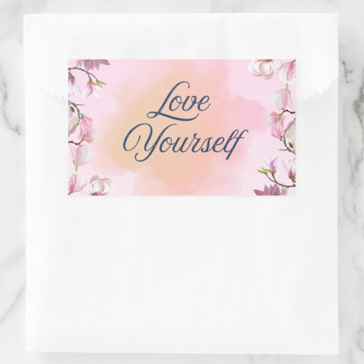 Love Yourself Aesthetic Sticker (Tasche)
