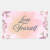 Love Yourself Aesthetic Sticker (Vorderseite)