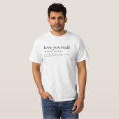 Love Yourself Definition Tee – Editable Design (Vorne ganz)